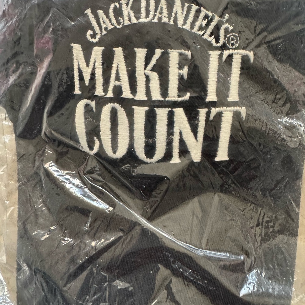 NWOT JACK DANIELS Men’s Ball Cap. Still in its packaging. Brand New